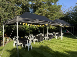 20' x 10' Black marquee
